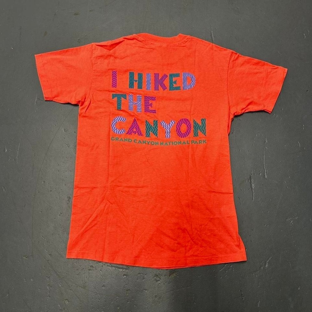 Vintage late 80s single stitch Grand Canyon Arizona double sided graphic Tshirt